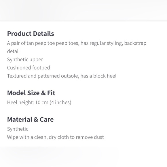 Women's Brown Peep-Toe Ankle Boots - Picture 5 of 5